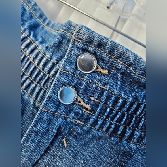 Zara Women’s Denim High Rise Paperbag Shorts Size 4 - Picture 6 of 12